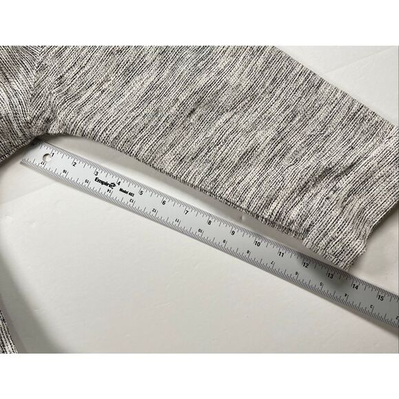 Eileen Fisher Textured Knit Button Front Coat Cardigan Jacket Size Large Grey - Picture 13 of 14